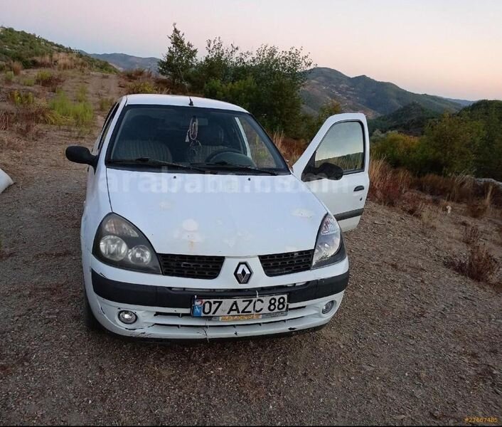 Sahibinden Renault Clio 1.5 dCi Authentique 2003 Model Antalya 292.000 km Beyaz