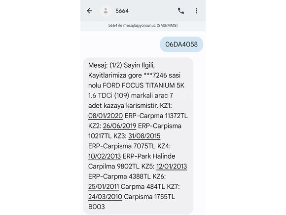 Sahibinden Ford Focus 1.6 TDCi Titanium 2010 Model Ankara