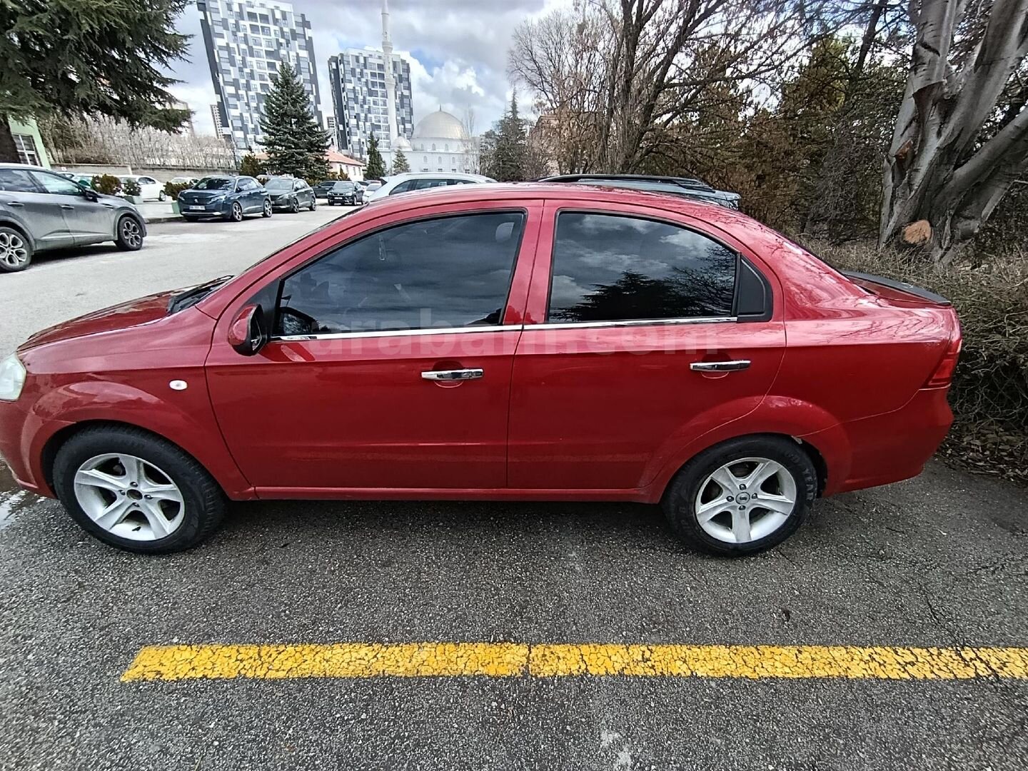Sahibinden Chevrolet Aveo 1.4 SX 2008 Model Ankara 270.000 km Bordo 5