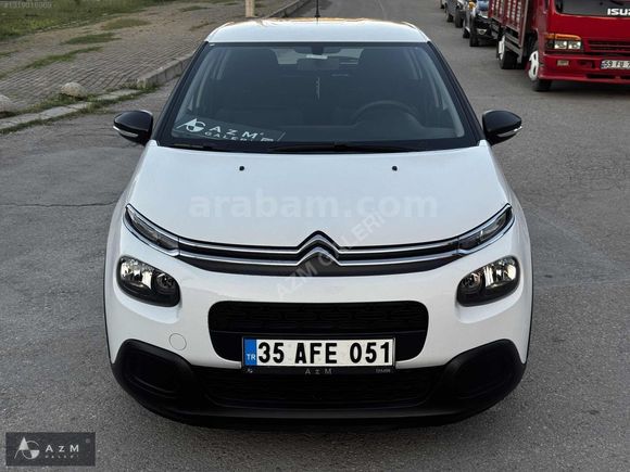 2017 Model Citroen C3 1.6 Dizel Boyasız Değişensiz Tramersiz