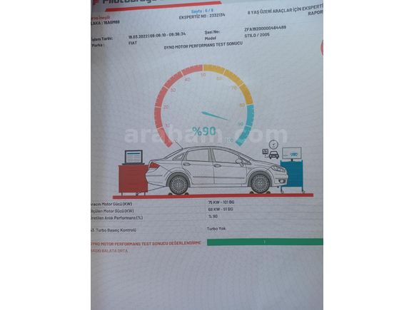 Sahibinden Fiat Stilo 1.6 Active 2005 Model
