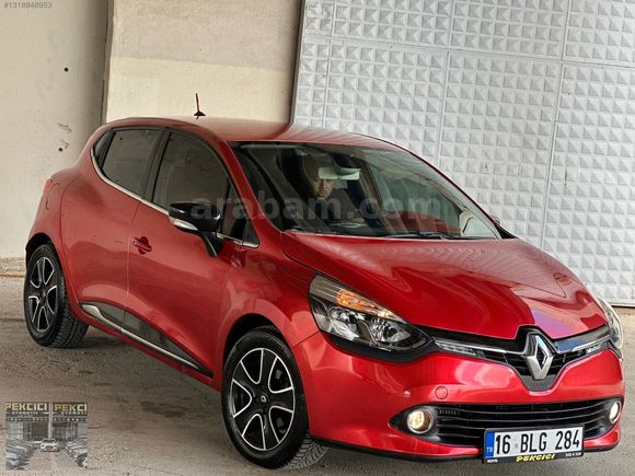 PekciciPLAZA|2013 Renault Clio 1.5 Dci İCON İÇ DIŞ KIRMIZI -ÖZEL