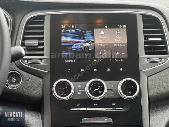 1 PARÇA SÜRTME BOYALI DÜŞÜK KM ICON MEGANE