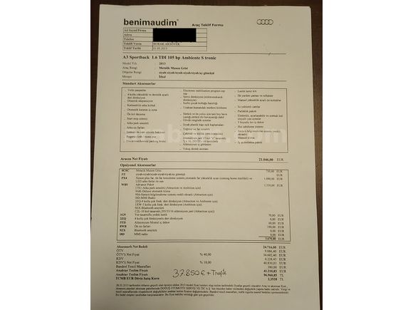 İLK SAHİBİNDEN - Otomatik - Ambiante + Advanced Paket