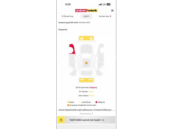 Sahibinden Tertemiz Fiat Palio 