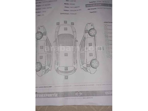 Öğretmenden temiz opel astra h