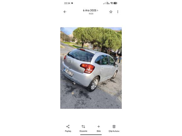 Sahibinden Citroen C3 1.4 VTi Confort 2012 Model