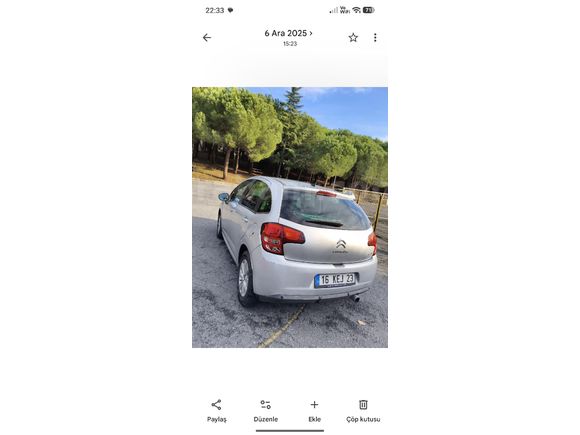 Sahibinden Citroen C3 1.4 VTi Confort 2012 Model