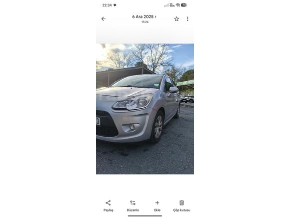 Sahibinden Citroen C3 1.4 VTi Confort 2012 Model
