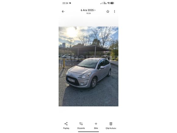 Sahibinden Citroen C3 1.4 VTi Confort 2012 Model