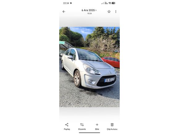 Sahibinden Citroen C3 1.4 VTi Confort 2012 Model