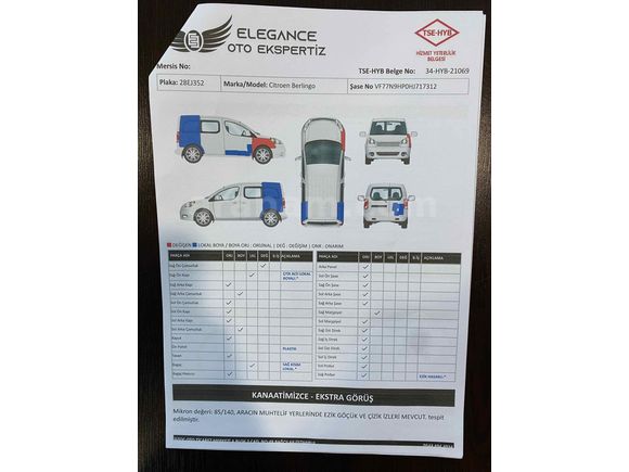 Sahibinden Citroen Berlingo 1.6 HDi Selection 2017 Model 