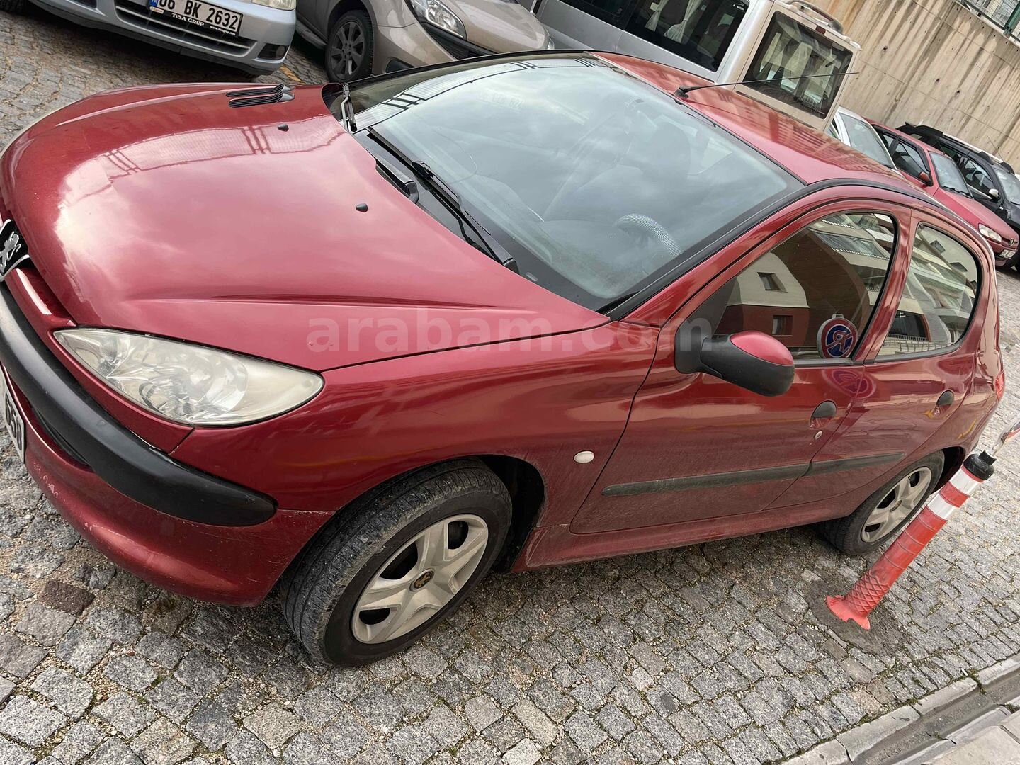 Sahibinden Peugeot 206 1.4 XR 2000 Model Ankara 346.000 km Bordo 2