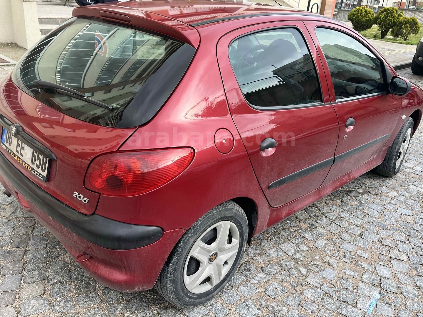 Sahibinden Peugeot 206 1.4 XR 2000 Model Ankara 346.000 km Bordo 4