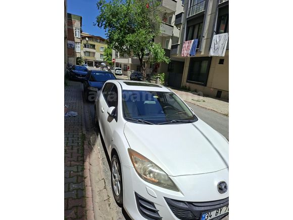ACİL!Sahibinden Mazda 3 1.6 Impressive 2010 Model  195.000 km Beyaz