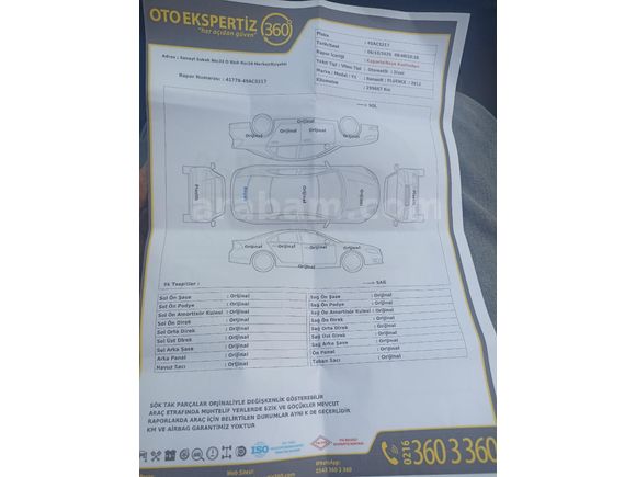 Sahibinden Renault Fluence 1.5 dCi Privilege 2012 Model