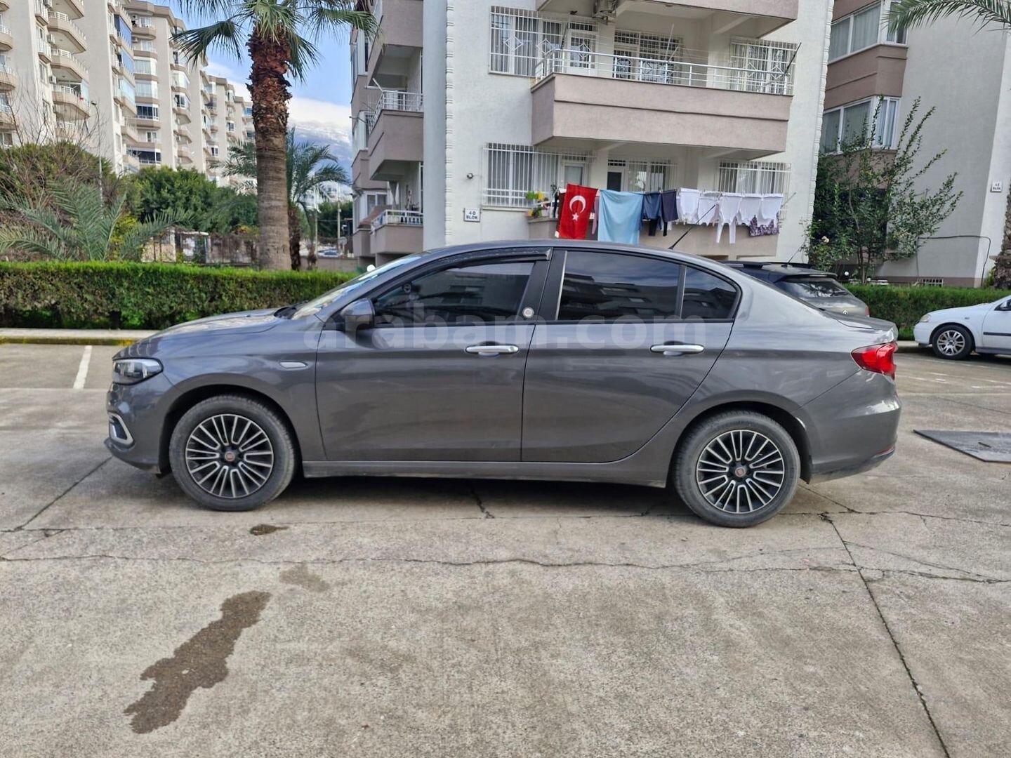 Sahibinden Fiat Egea 1.4 Fire Easy Plus 2023 Model Hatay 27.000 km Gri 6