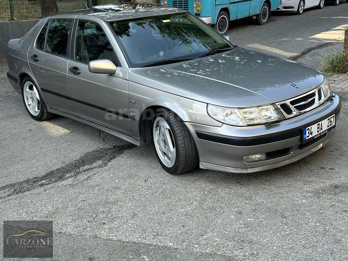Galeriden Saab 9-3 2.0 TS Aero 2001 Model İstanbul 218.000 km Gri 4