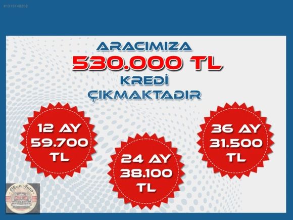 OKAN AUTO'DAN EMSALSİZ COURİER VİP 530 BİN TL KREDİ