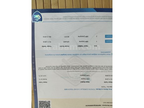 ACİLLLL. Toyota Corolla 1.4 D-4D Touch 2016 166.000 Km otomatik. ufak pazarlikli l