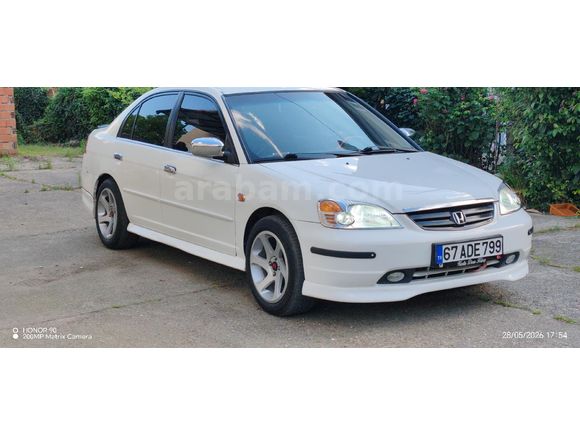 Sahibinden Honda Civic 1.6i VTEC ES 2001 Model  256800 km Beyaz