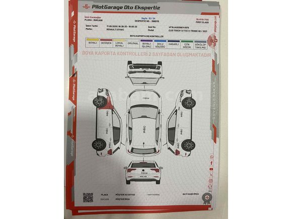 Sahibinden Renault Clio 1.0 TCe Touch 2021 Model 