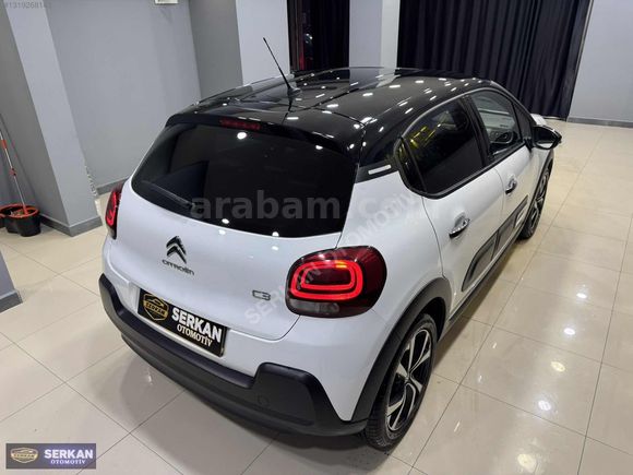 SERKAN OTOMOTİV-2023 MODEL CİTROEN C3 1.2 Puretech Shine EAT6