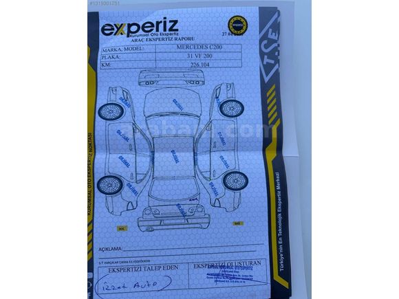 2016 MODEL HATA BOYA DEYİŞEN HASAR YOKTUR