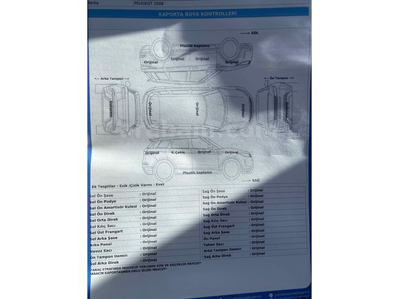 Sahibinden Peugeot 2008  triger yeni 
