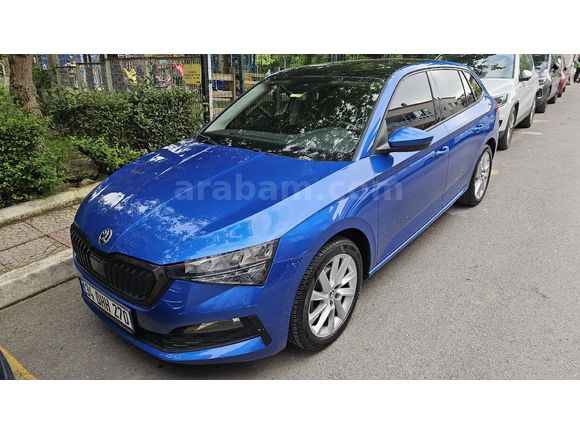 Cam tavan, hayalet ekran, tramersiz kazasız değişensiz Skoda Scala 1.0 TSI Premium 115bg 2020 Model 59.000 km Mavi