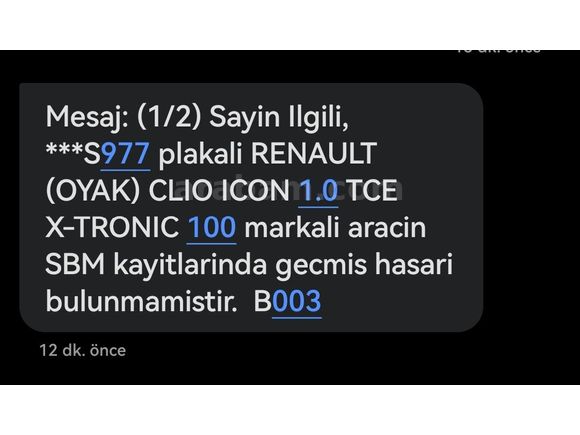 Sahibinden Renault Clio 1.0 TCe Icon 2020 Model Ankara 69.000 km Kırmızı
