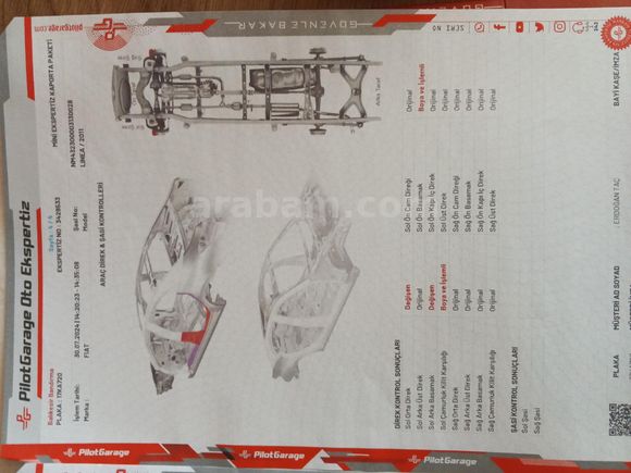 Sahibinden 187binde Fiat Linea 1.6 Multijet Dynamic Plus 2011 Model