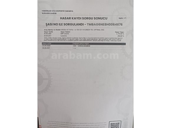 Sahibinden Skoda Octavia 1.6 TDI Optimal 2016 Model 