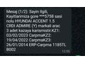 Sahibinden Hyundai Accent 1.5 CRDi Admire 2003 Model Nevşehir