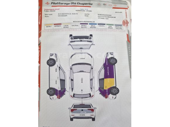Sahibinden Volkswagen Golf 1.6 TDi Highline 2012 Model