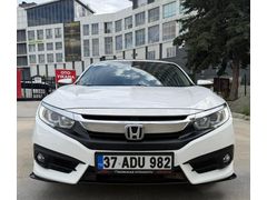 Honda Civic 1.6 i-VTEC Elegance ECO Otomatik 2017 çıkışlı Hatasız / Boyasız / Tramersiz