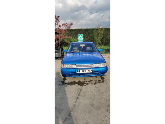 ハンドメイド様 Sahibinden Mazda 626 1.6 1990 Model Düzce 380.000 km Mavi (metalik