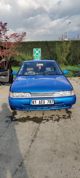 ハンドメイド様 Sahibinden Mazda 626 1.6 1990 Model Düzce 380.000 km Mavi (metalik