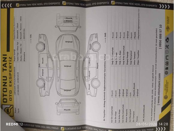 Sahibinden Renault Fluence 1.5 dCi Touch 2016 Model 