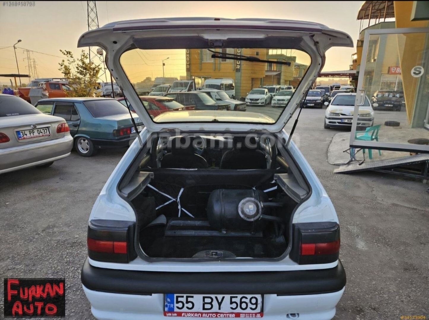 Galeriden Renault R 19 1.4 Europa RN 1996 Model Van 314.000 km Beyaz 6