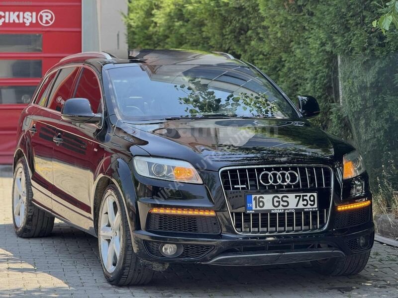 Galeriden Audi Q7 3.0 TDI Quattro 2008 Model Bursa 420.000 km Siyah