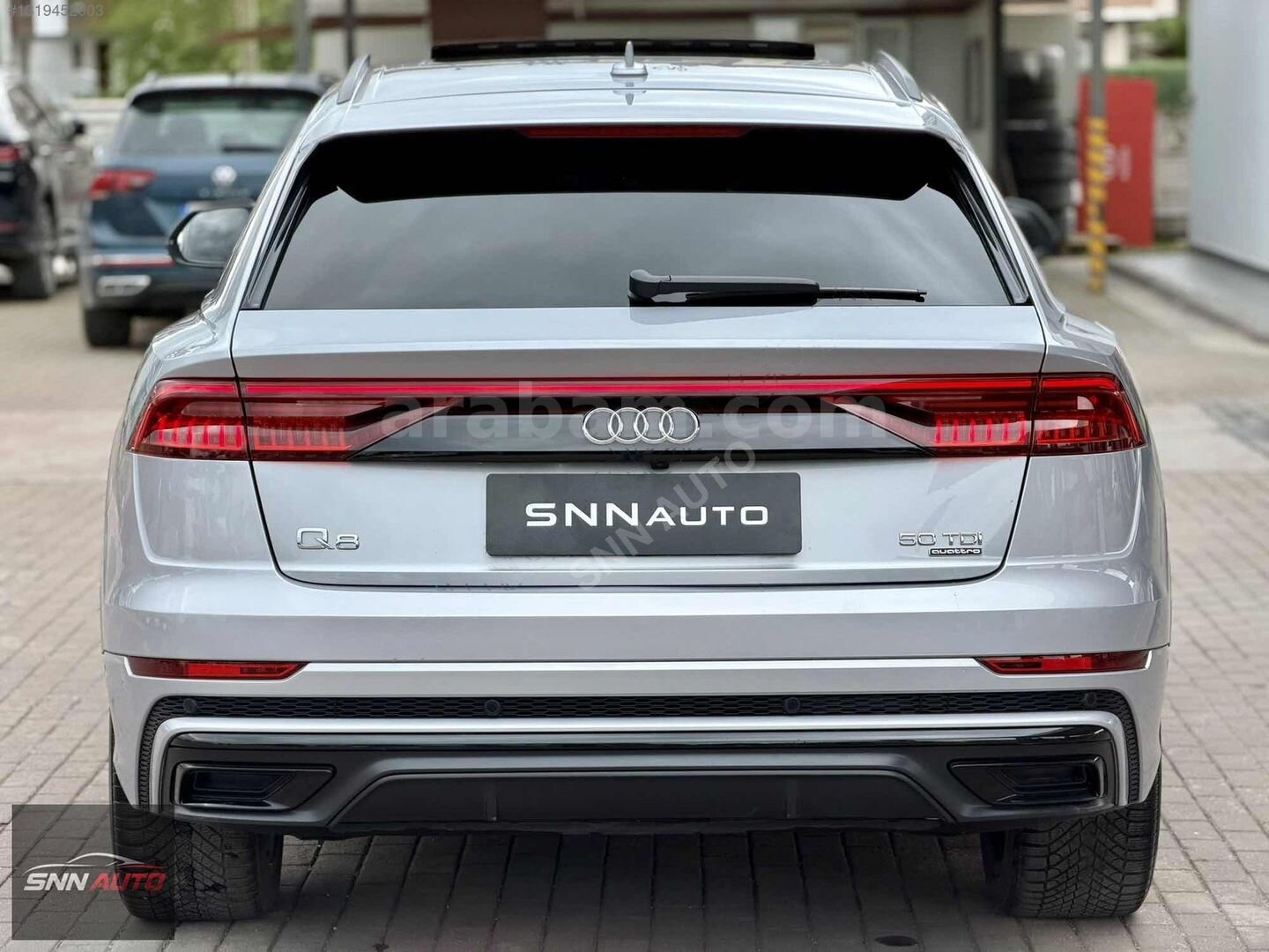 2020 AUDİ BAYİİ Q8 50 TDI QUATTRO S-LİNE+AİR+ARKA AKS+HATASIZ 4