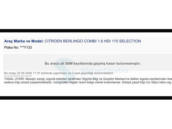  Citroen Berlingo 1.6 HDi Selection 2017 