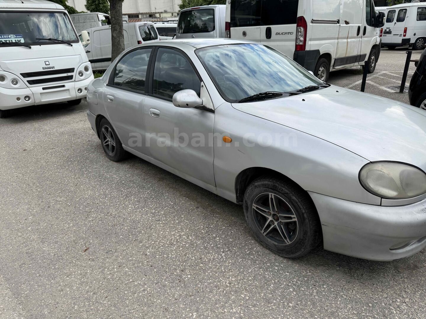 Galeriden Daewoo Lanos 1.5 SE 1998 Model Bursa 428.000 km Gri (Gümüş) 2