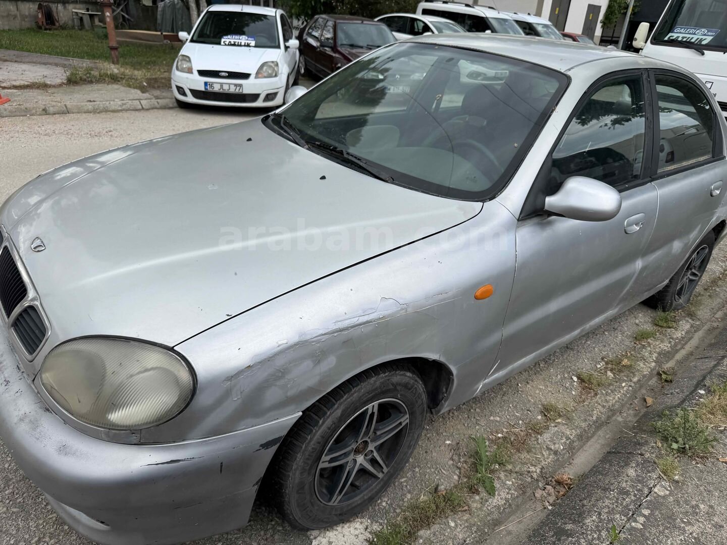 Galeriden Daewoo Lanos 1.5 SE 1998 Model Bursa 428.000 km Gri (Gümüş) 3