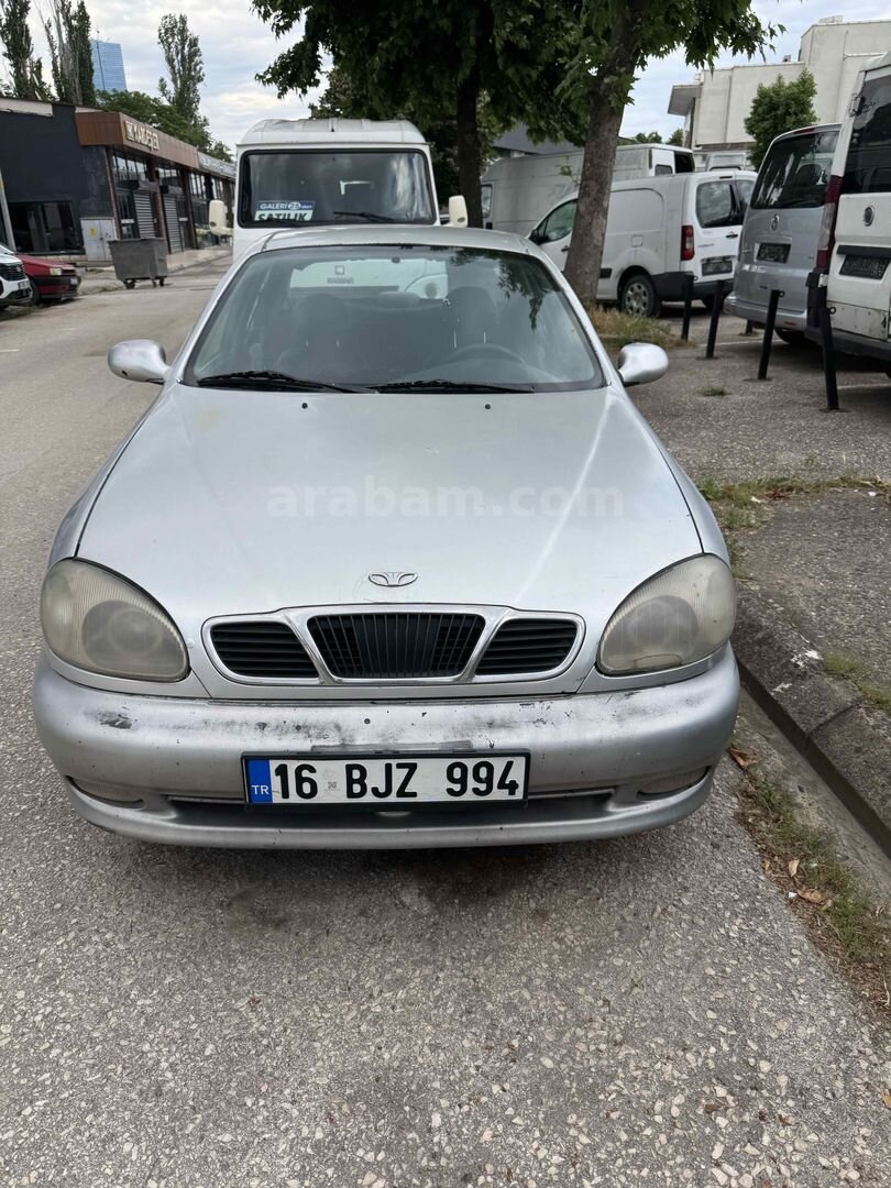 Galeriden Daewoo Lanos 1.5 SE 1998 Model Bursa 428.000 km Gri (Gümüş) 1