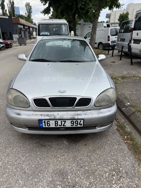 Galeriden Daewoo Lanos 1.5 SE 1998 Model Bursa 428.000 km Gri (Gümüş)