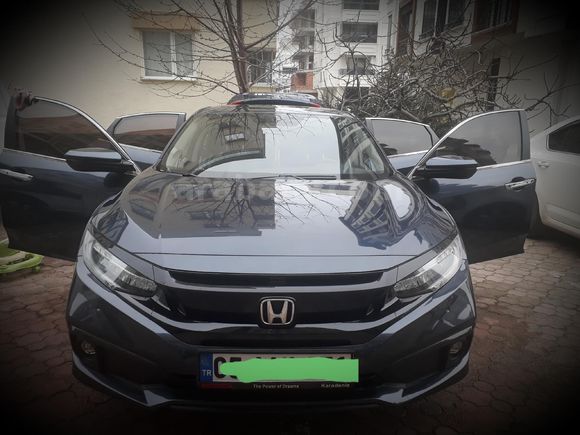 Sahibinden Honda Civic 1.6i VTEC Eco Executive 2019 Model  73.000 km Mavi (metalik)