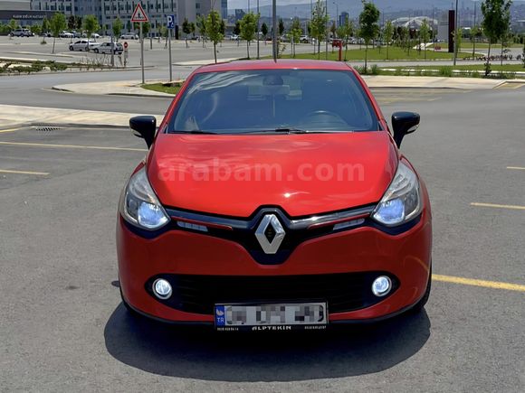 Sahibinden Renault Clio 1.2 Turbo icon  2014 Model  122.900 km Kırmızı