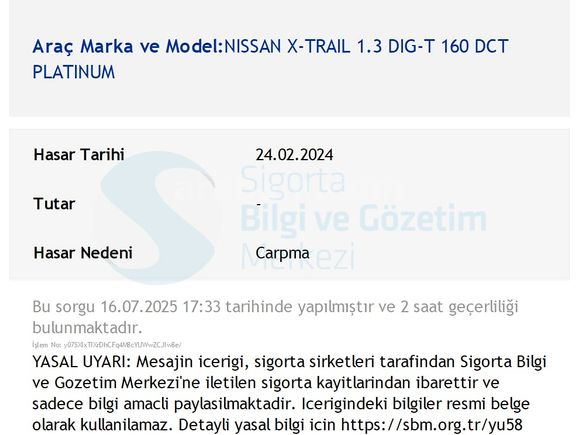 X-Trail 1.3 2020 Model Aile Aracı